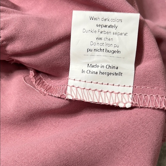 Pink Ruffled Strapless Dress - Picture 9 of 11